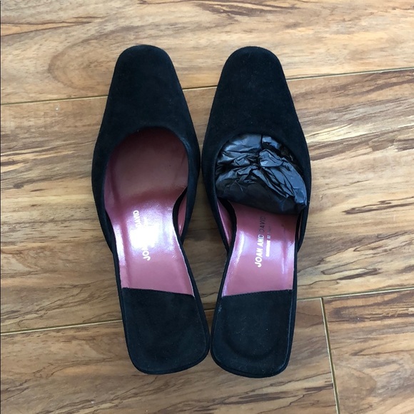 Joan & David vintage suede black heel - Picture 3 of 6